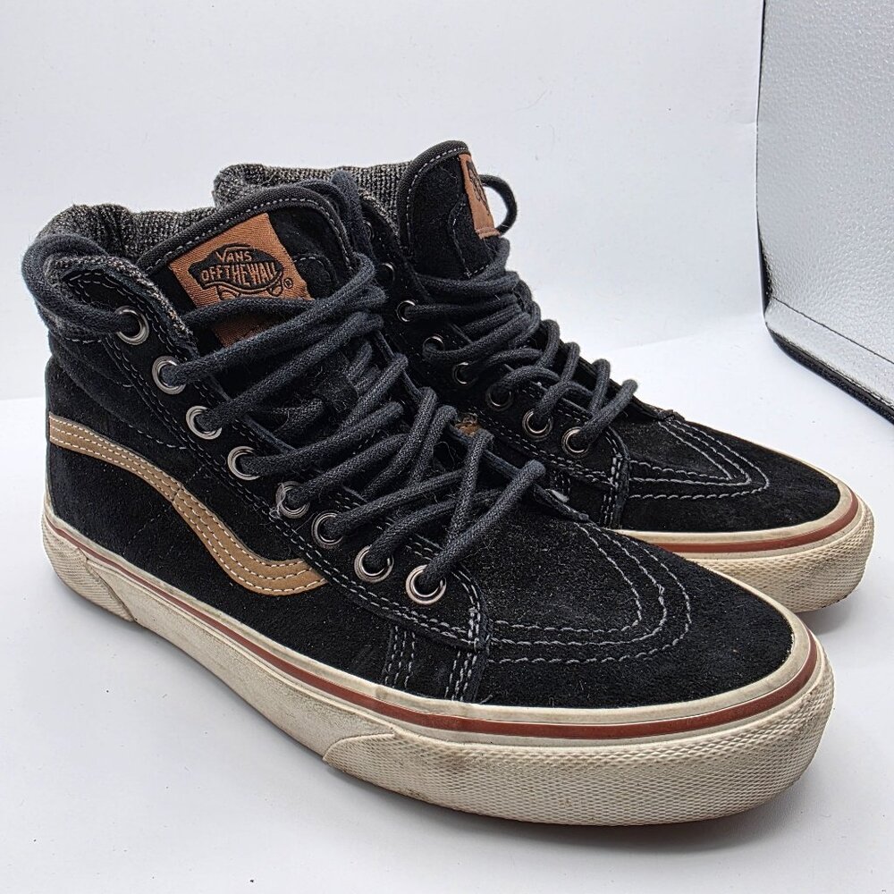 Vans Sk8-Hi MTE Womens Size 8 Black Tabacco Brown Shoes Outdoors Casual Hiking